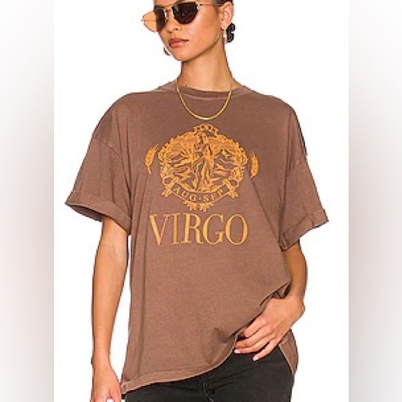 girl dangerous Tops Free People Girl Dangerous Virgo Zodiac Top Tee